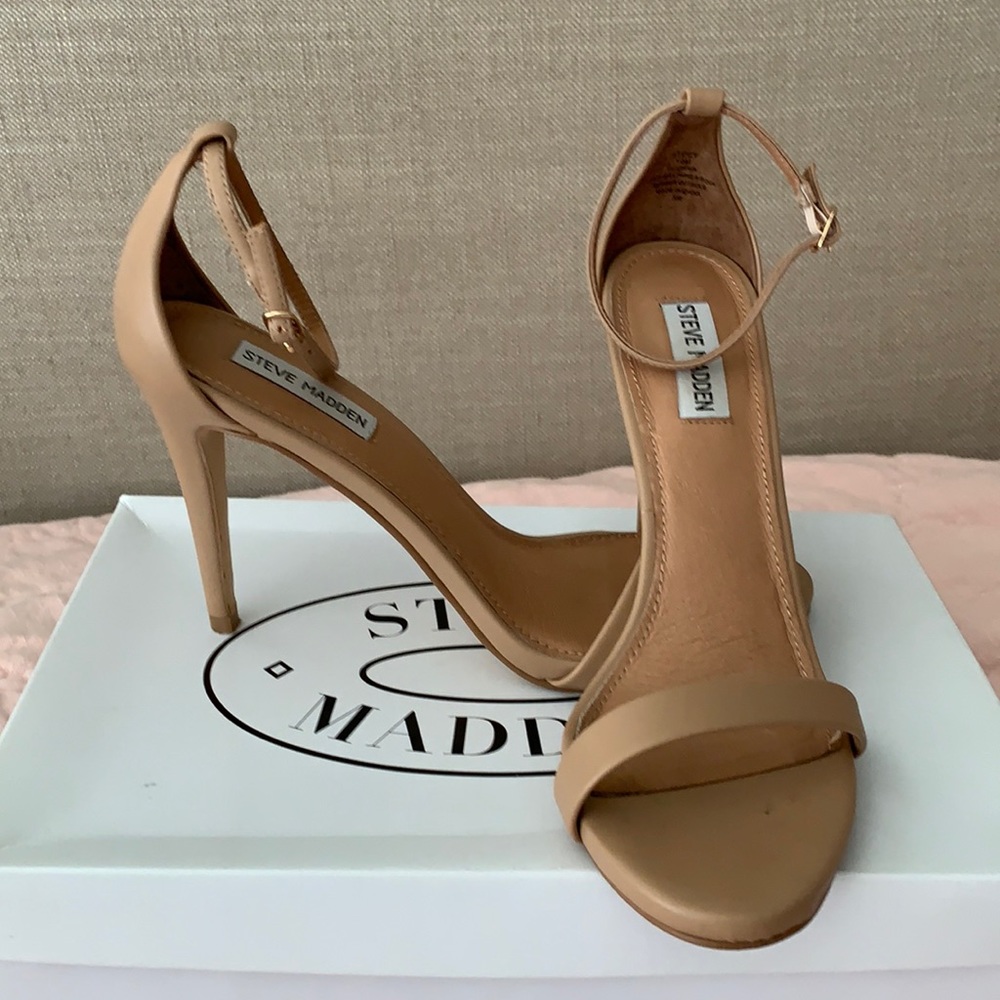 Steve Madden Stecy Natural size 10. Worn once.